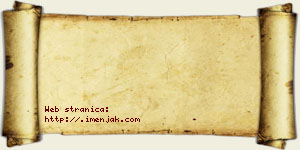 Andjelina Rađenović vizit kartica